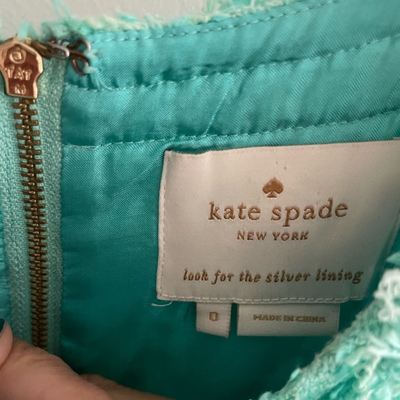 Classic light blue/green Kate Spade dress - Picture 5 of 5